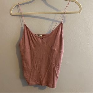 light pink spaghetti strap tank